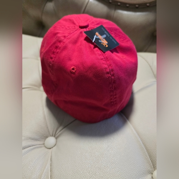 4 Ur' Zize Garment Chino Twill Red Baseball Cap Cotton Fitted Size XL - Picture 5 of 6